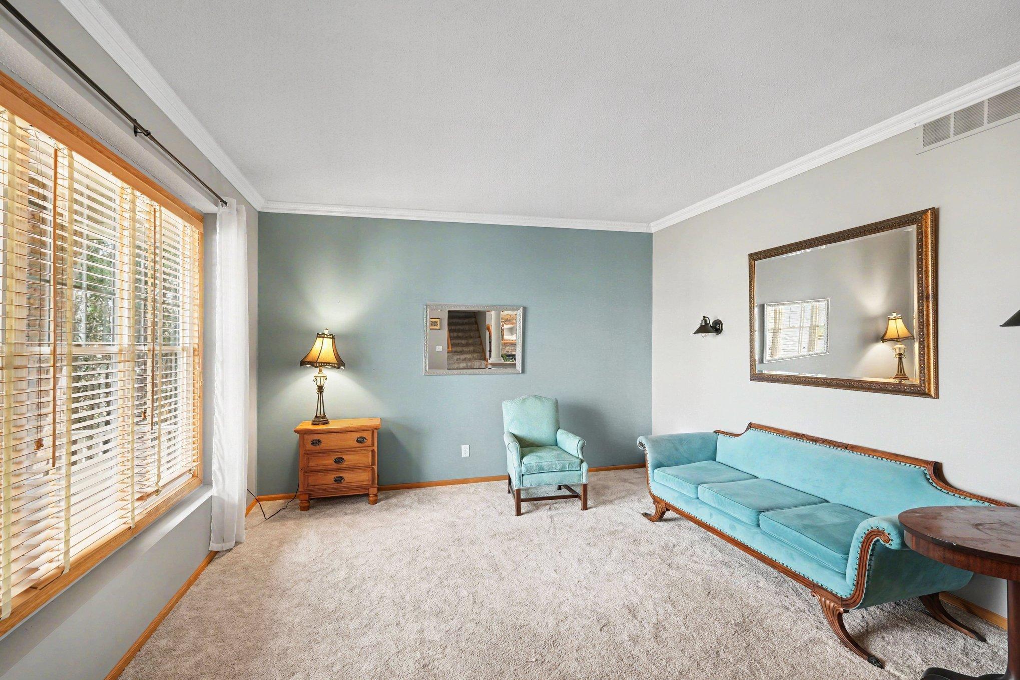 Living room could also be enjoyed as a formal dining room.