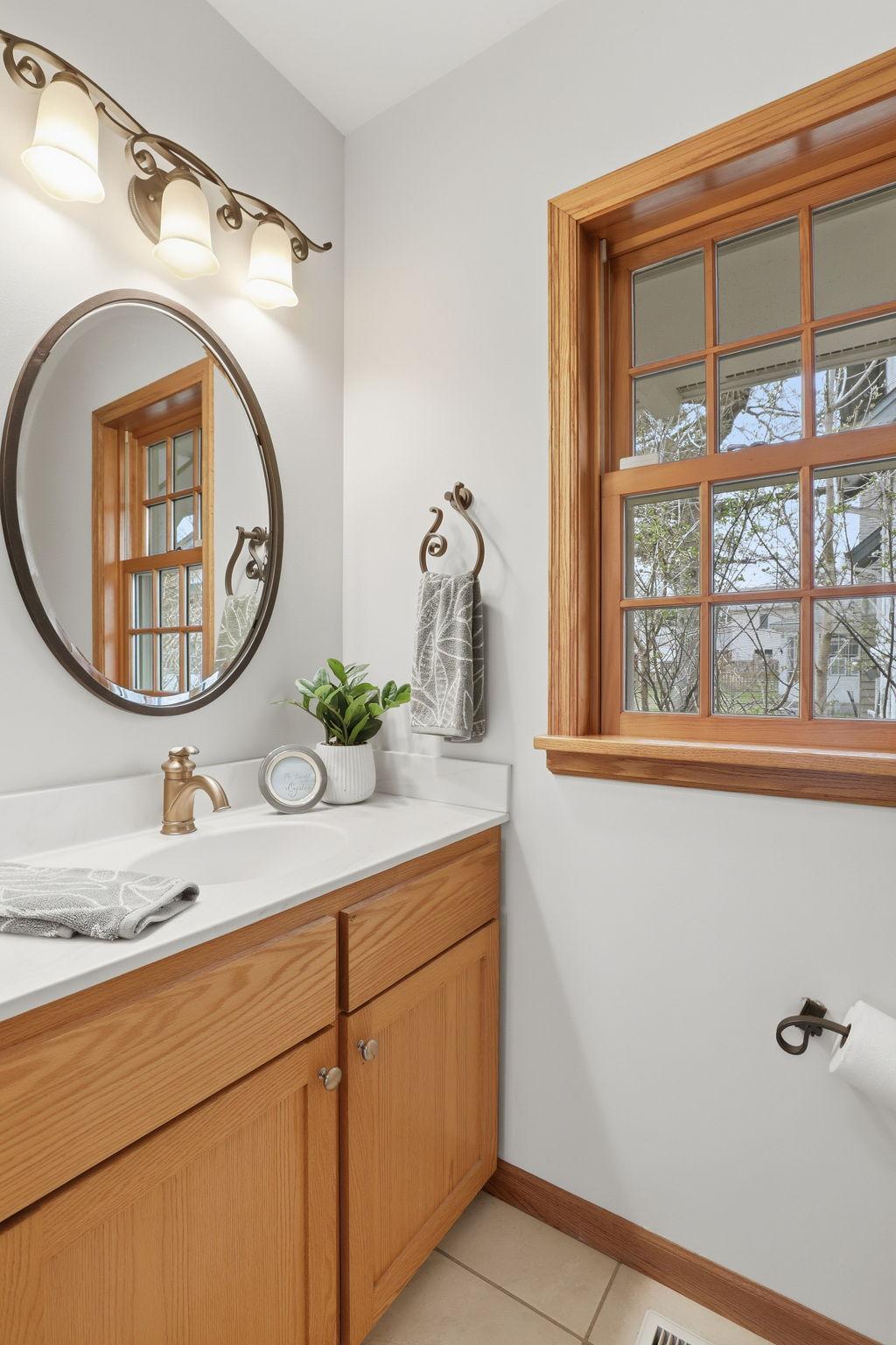 Main floor half bath