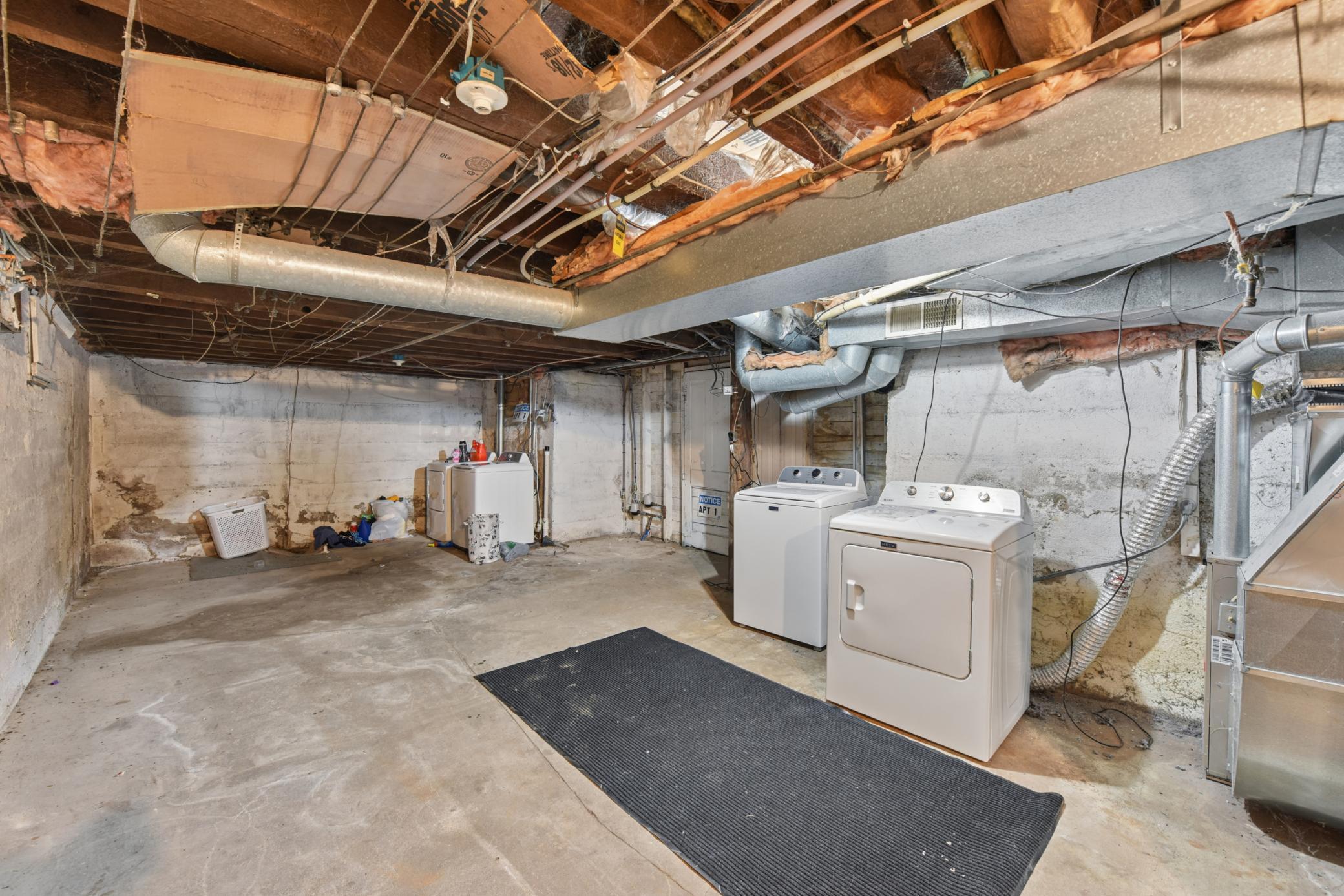 Basement- Utility/Laundry/Storage shared