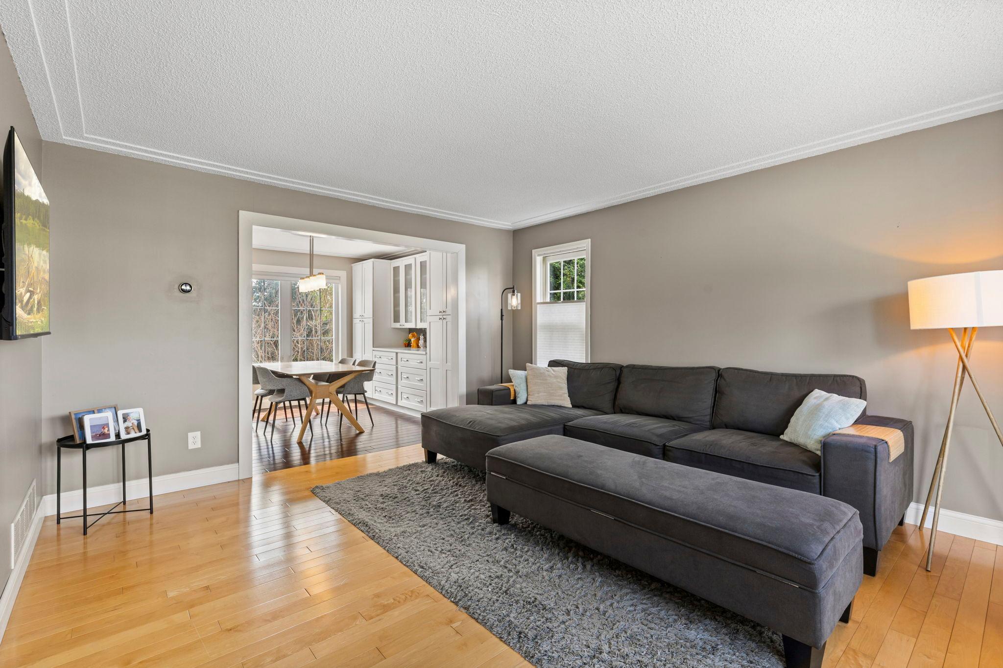 Maple hardwood flooring