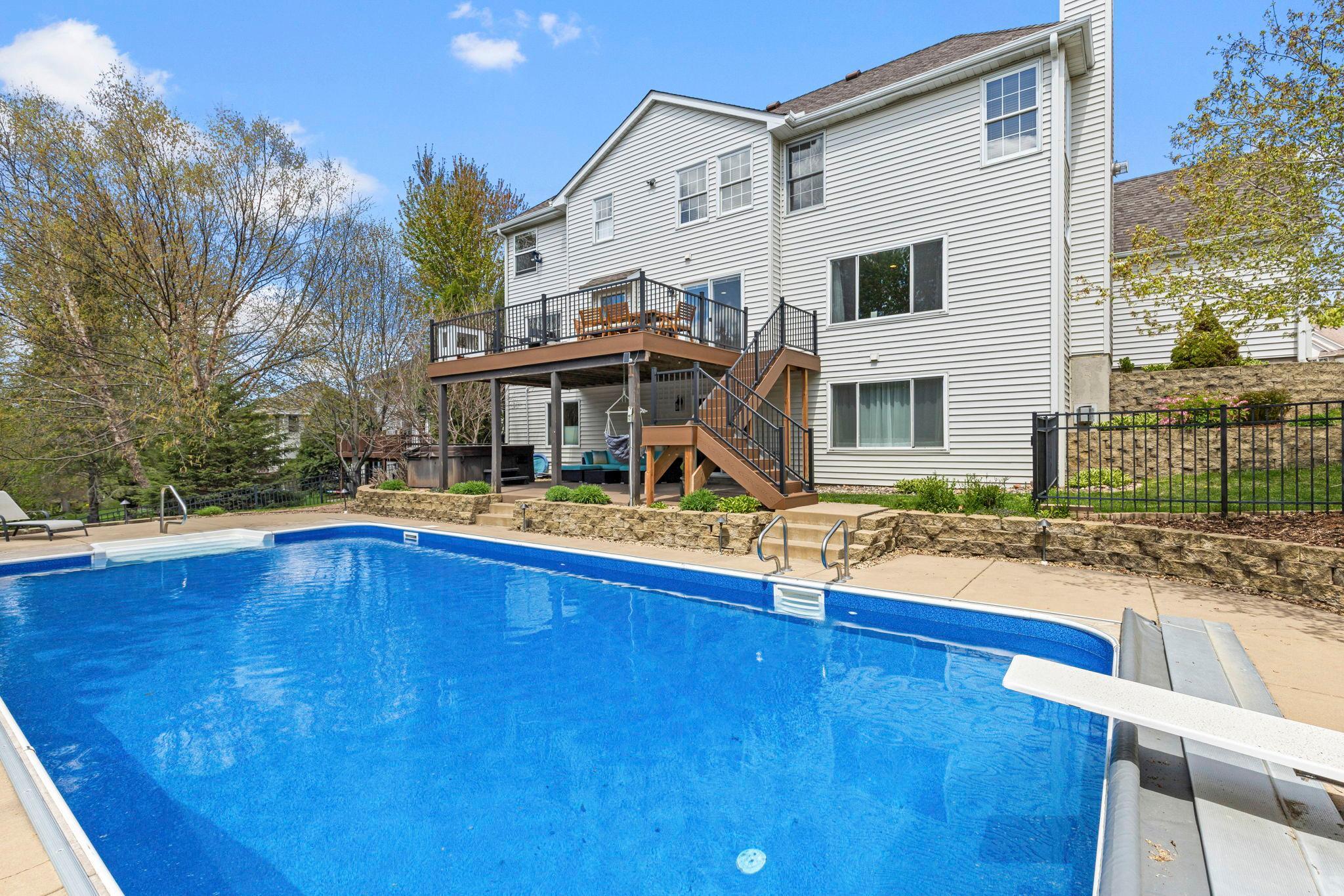 Heated In-ground pool