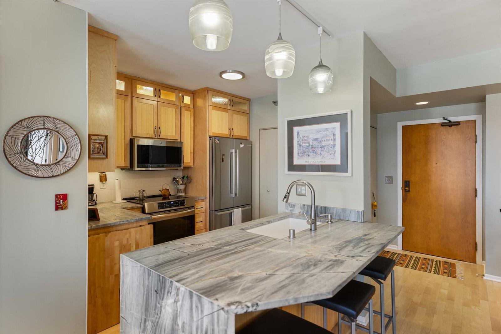 Renovated, Open-Concept Kitchen