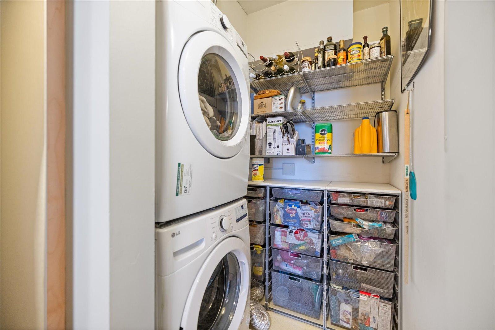Updated Laundry Space/Custom Storage