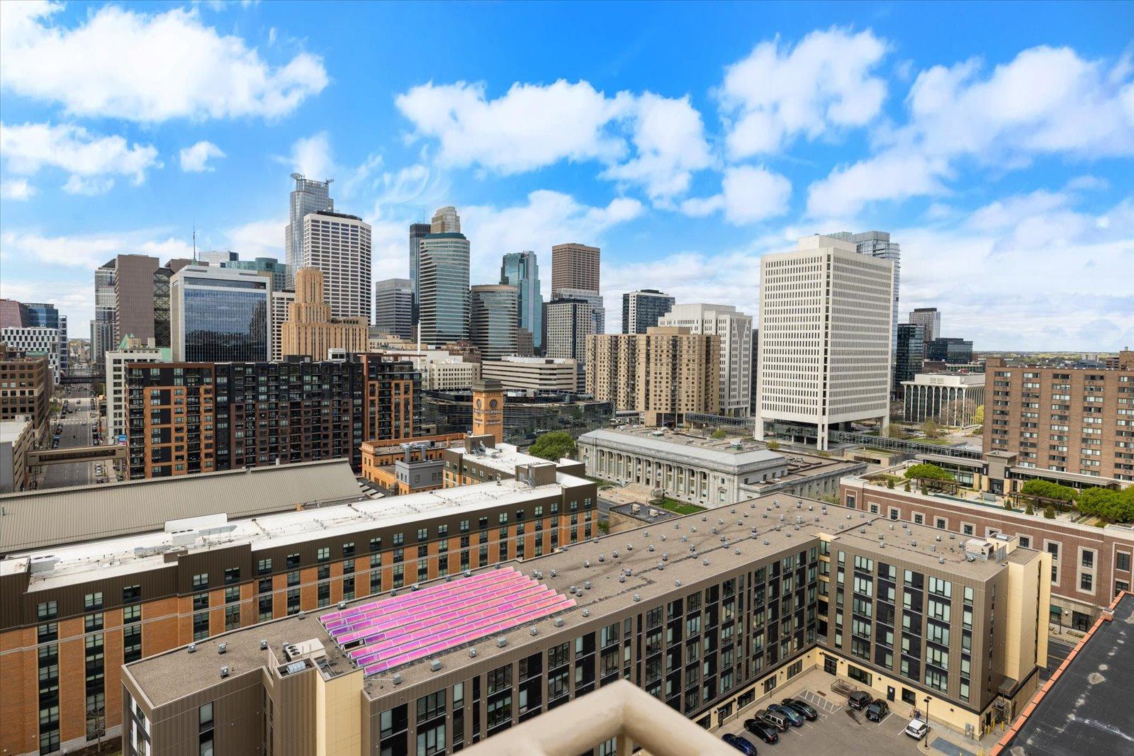 Skyline View from Balcony