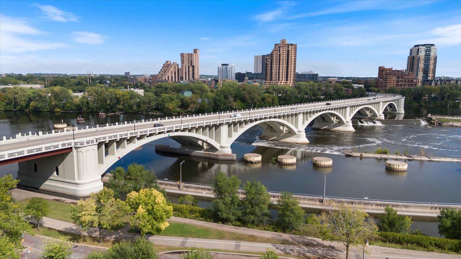 3rd Ave. Bridge Facing Nicollet Island/NE Minneapolis