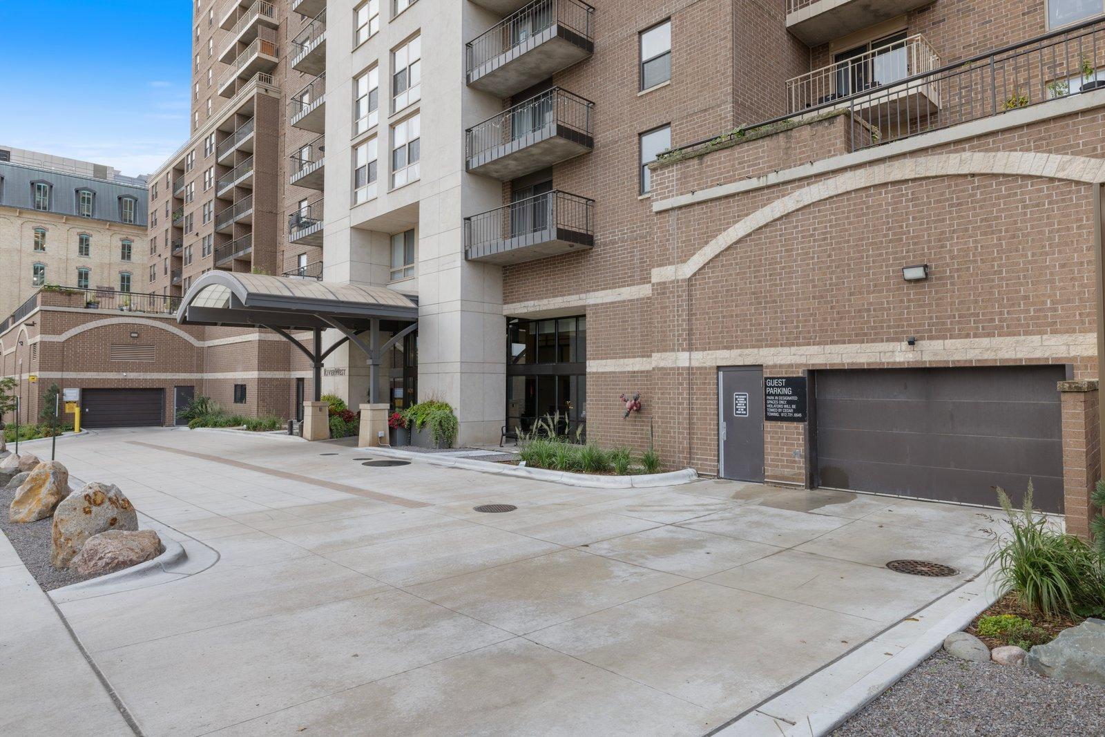 Front Driveway/Guest Parking Entrance