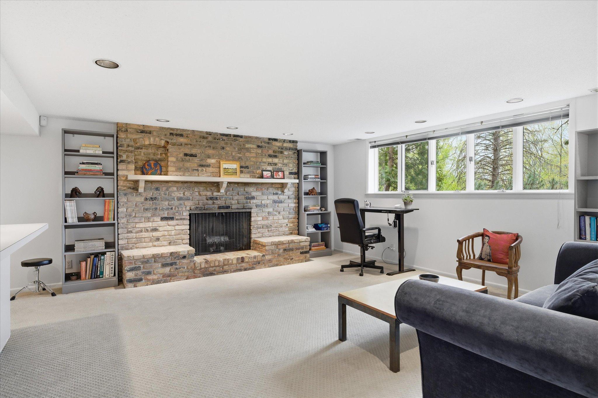 Lower level family room