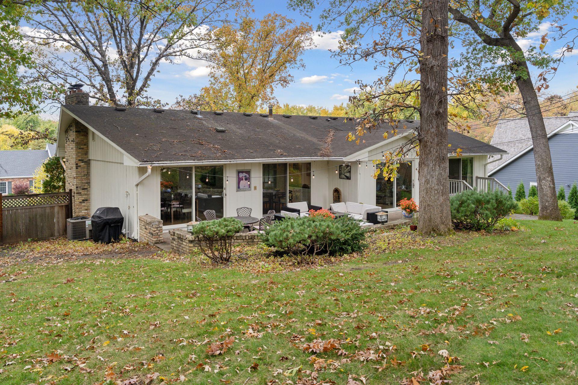 Large backyard with fabulous patio space