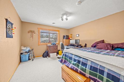 4th bedroom located on the lower level, features a large walk in closet