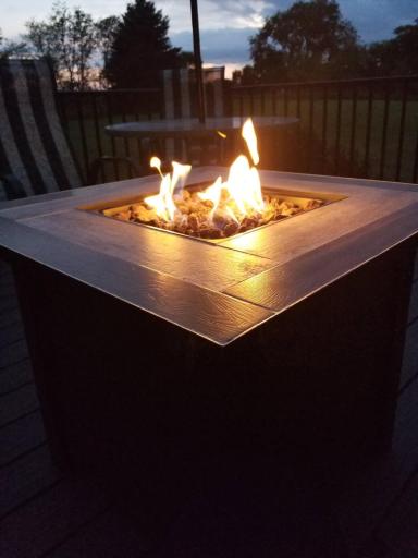 Maintenance free deck is a great place to entertain