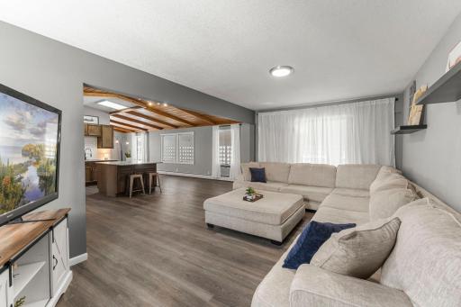 Alternate view of the main level living room.