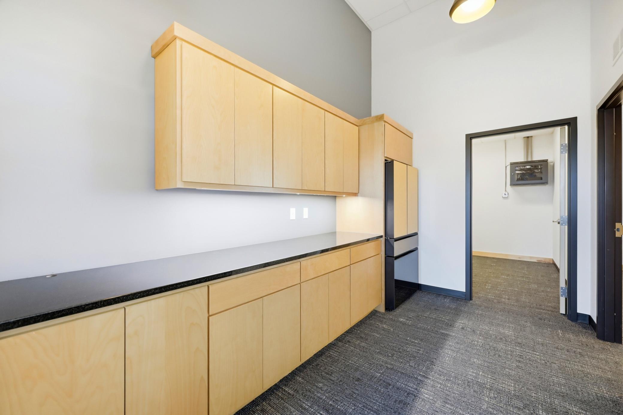 42'x68' Morton building converted into a high-end office with multiple offices, a conference room, advanced technology