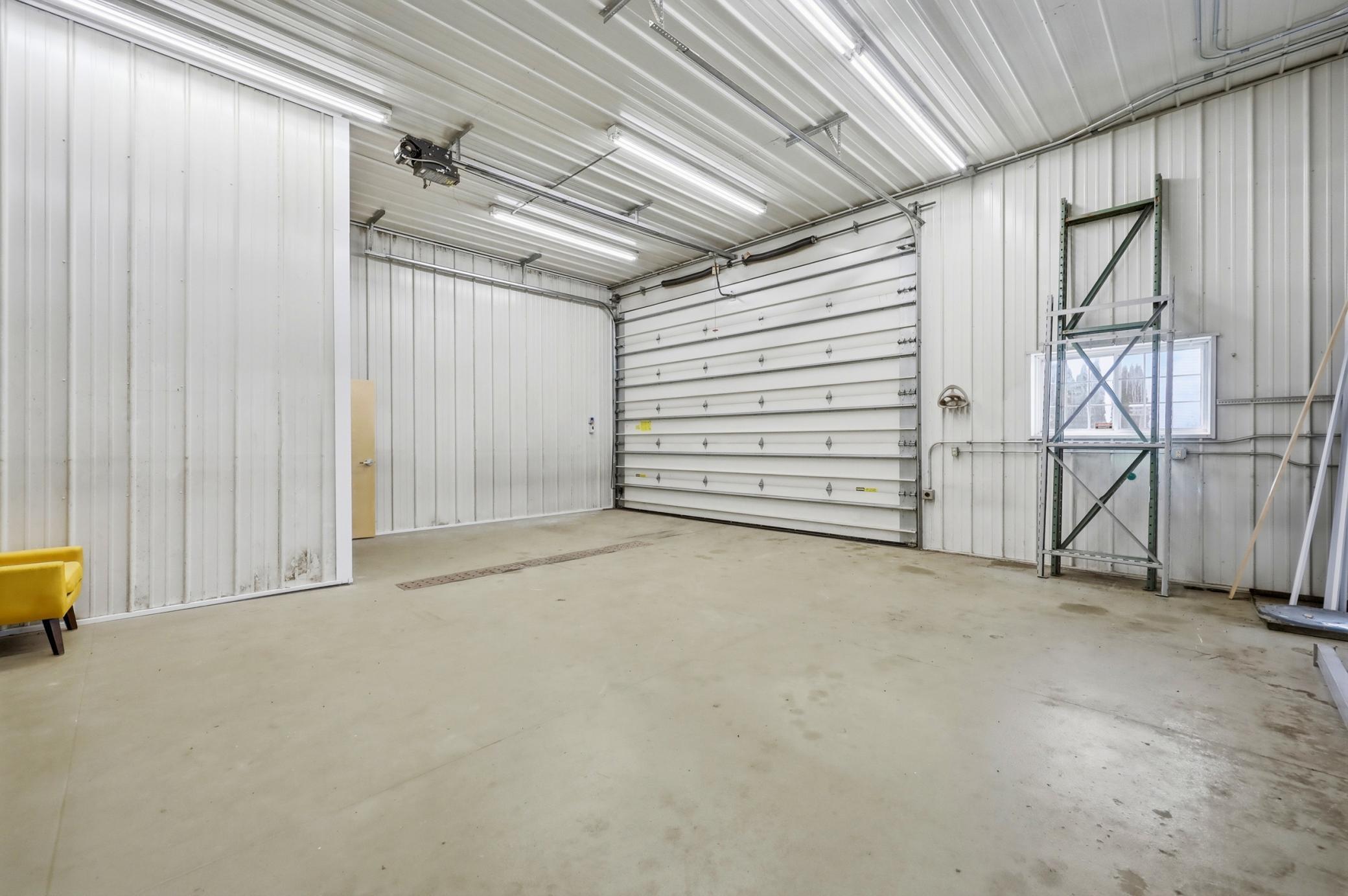 42'x68' Morton building converted into a high-end office with multiple offices, a conference room, advanced technology