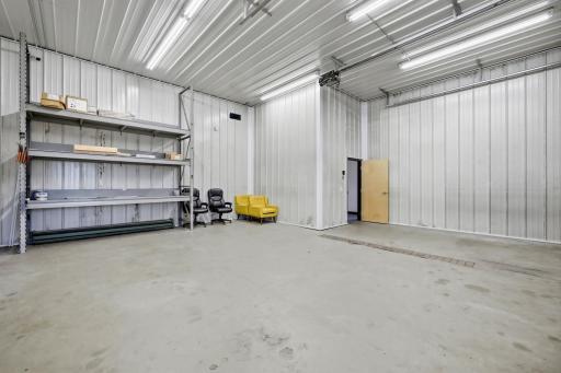 42'x68' Morton building converted into a high-end office with multiple offices, a conference room, advanced technology