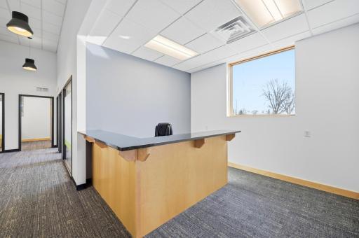 42'x68' Morton building converted into a high-end office with multiple offices, a conference room, advanced technology