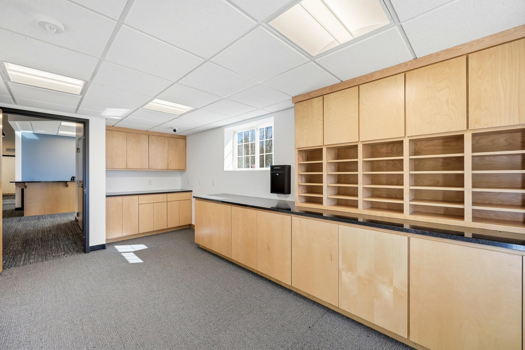 42'x68' Morton building converted into a high-end office with multiple offices, a conference room, advanced technology