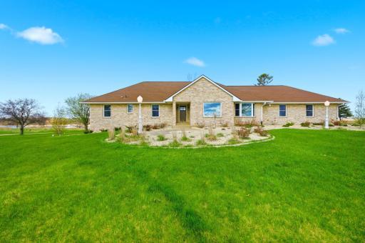 The one-story 3,200 sq ft home is fully updated