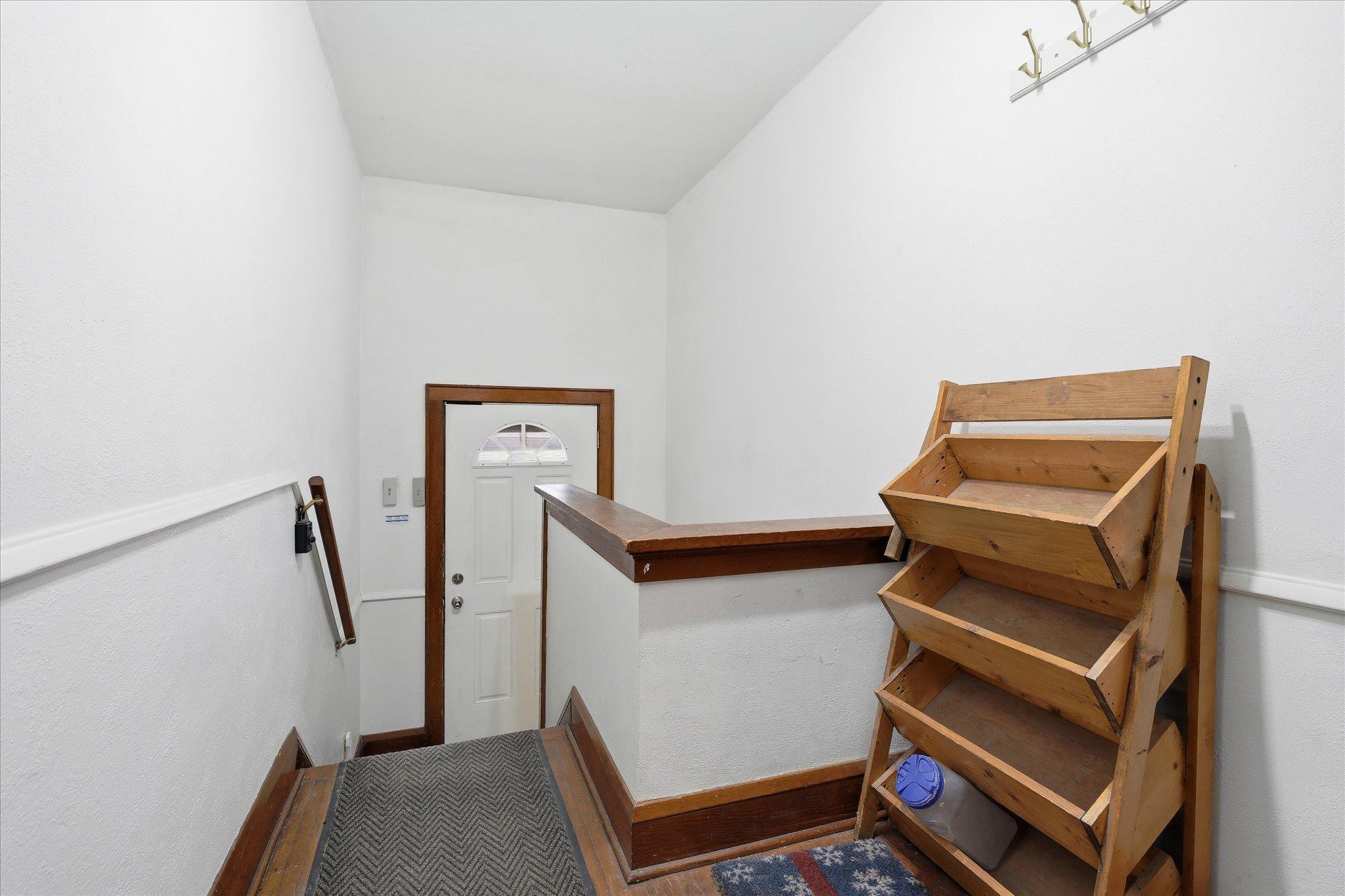 Common back hallway.