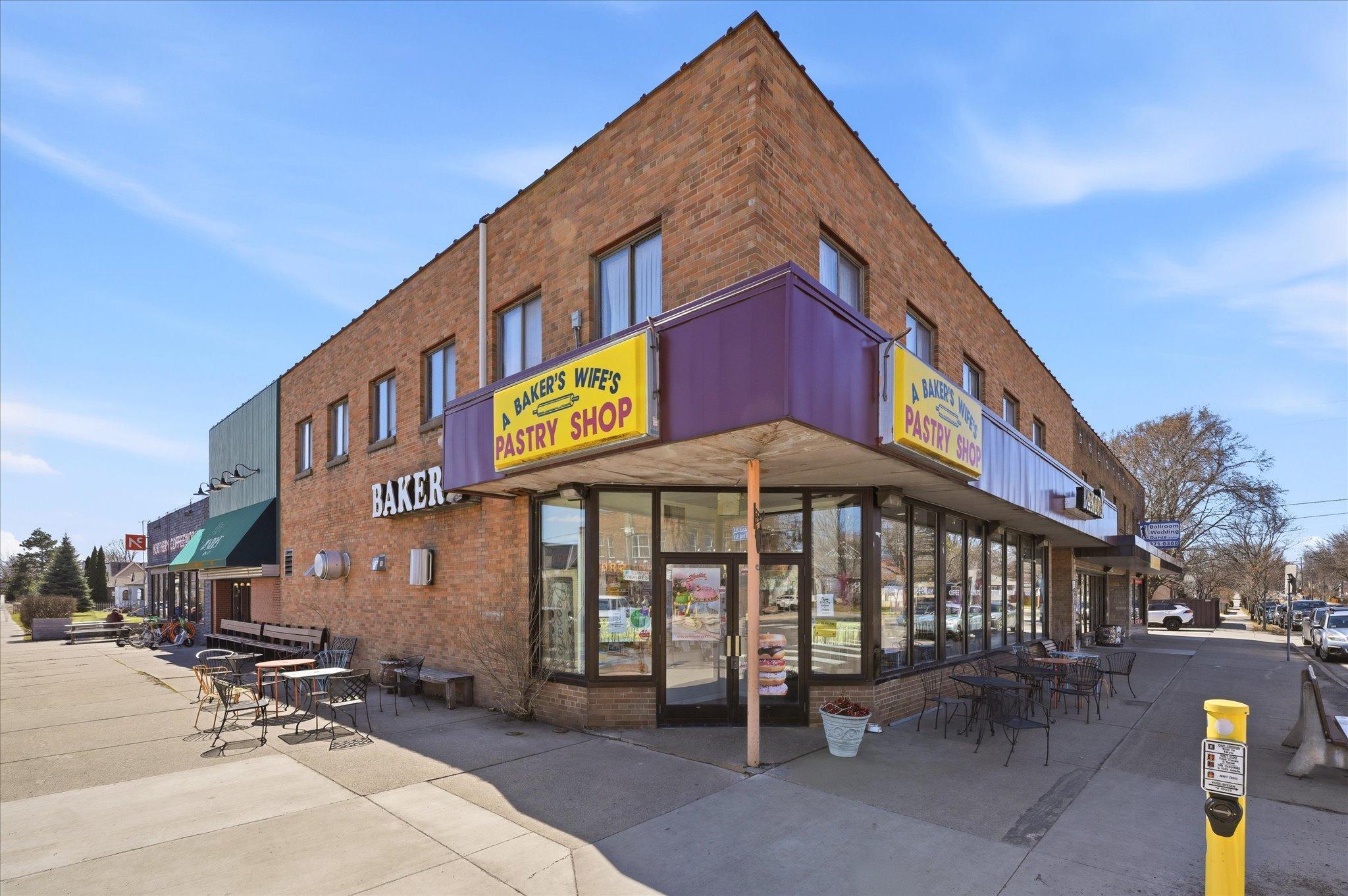 Bakers Wife Bakery 1/2 block away.