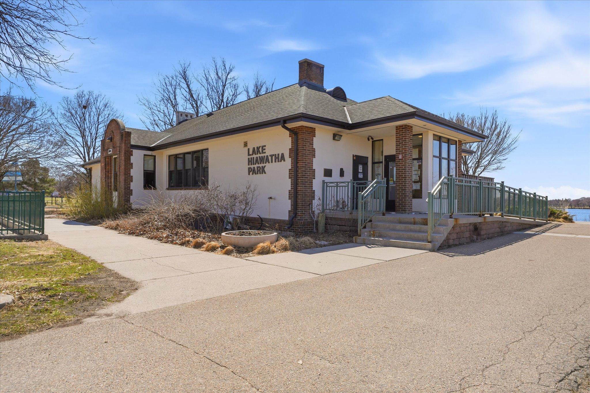 Hiawatha park building.