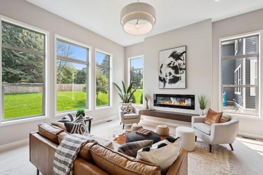 A finished Living room