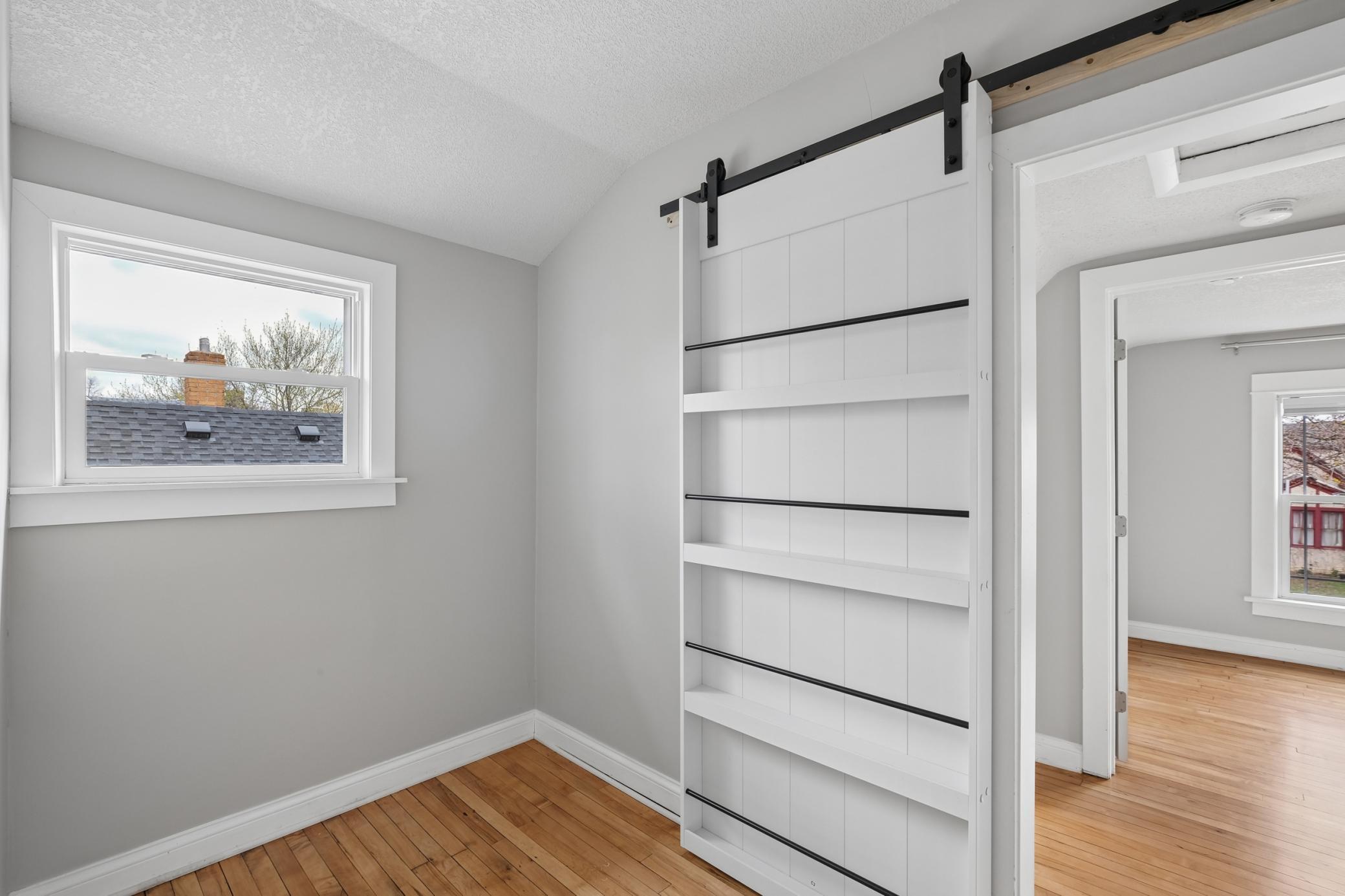 Barndoor you can close off the office