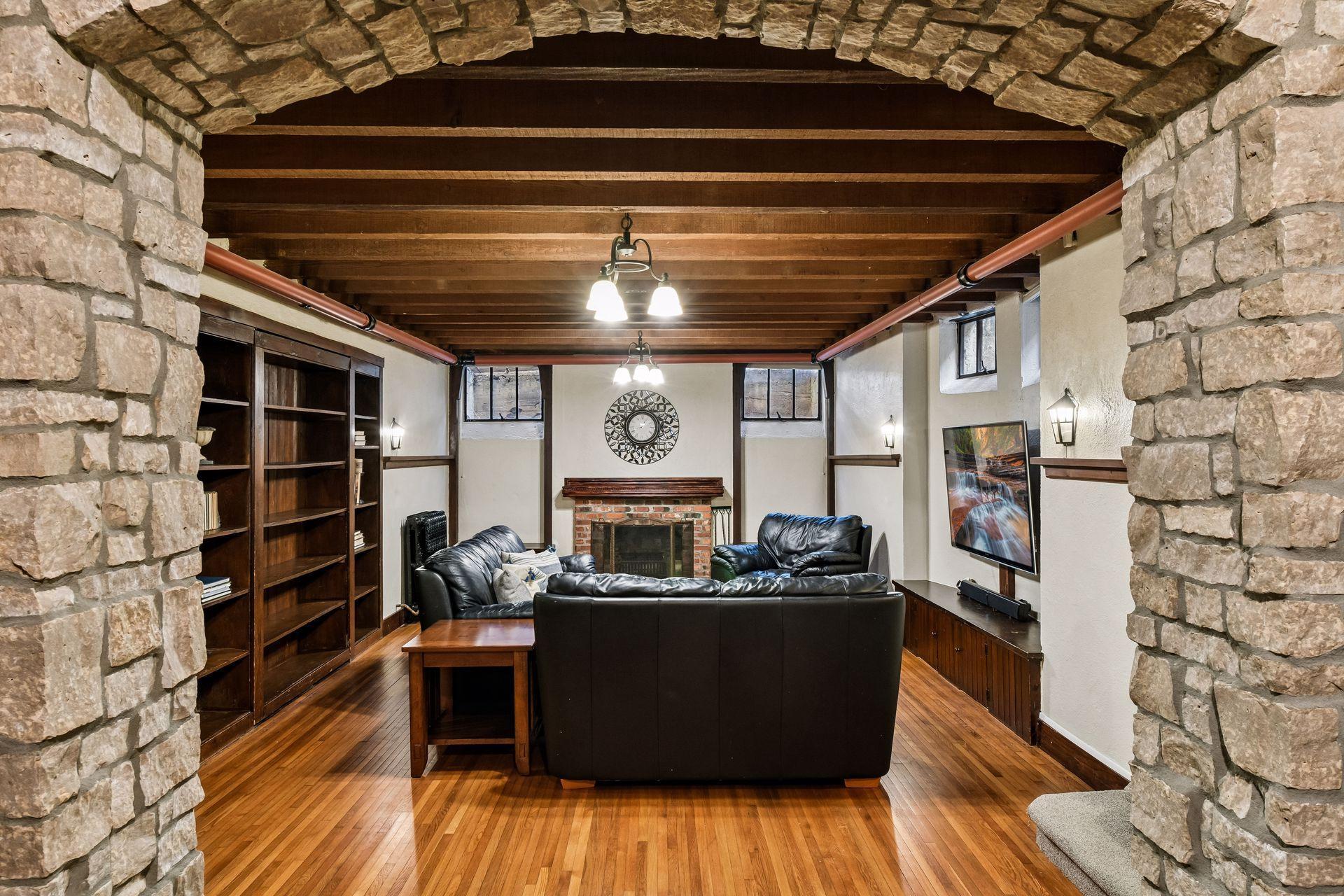 Original lower level oak floors