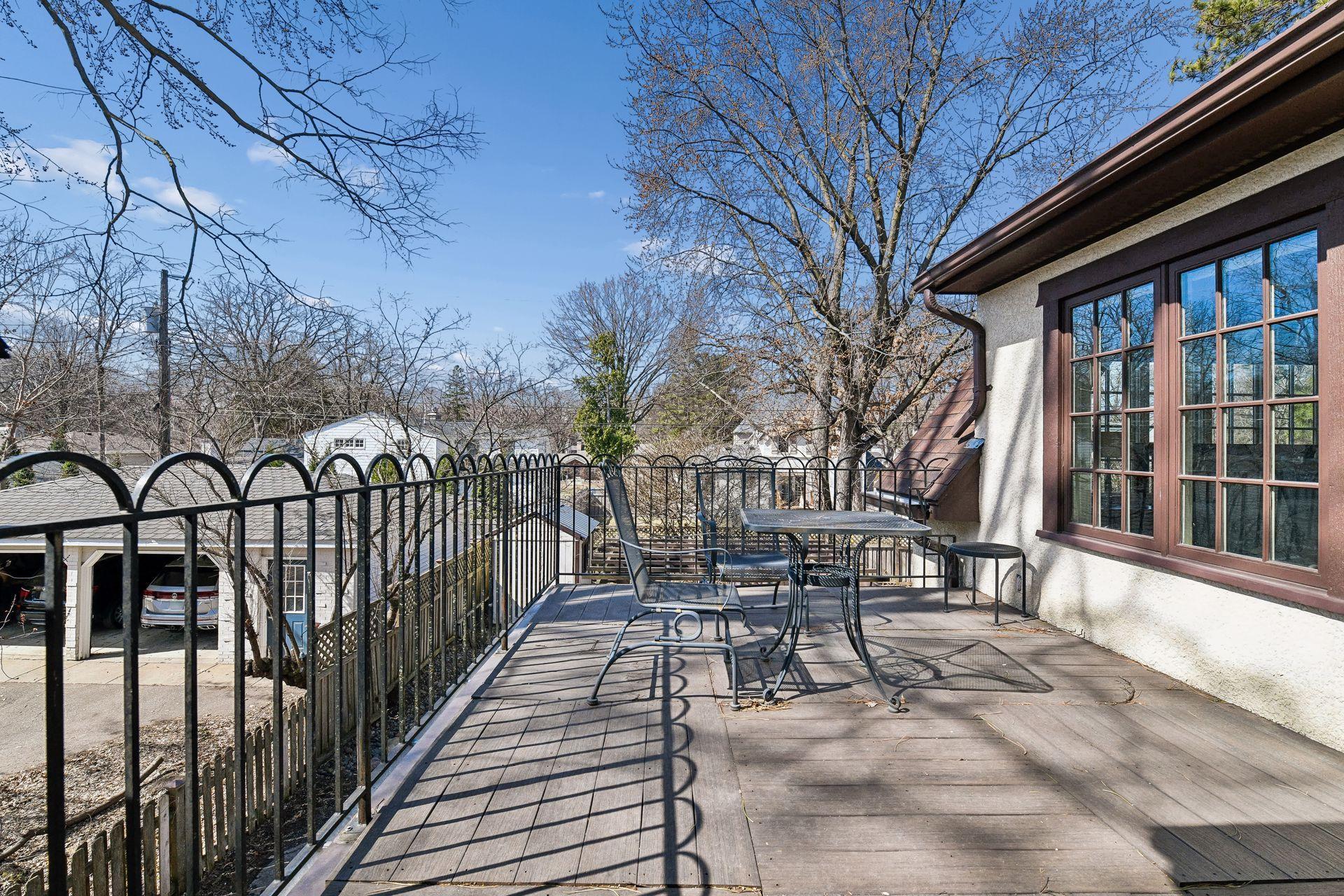 Morning coffee here off primary bedroom