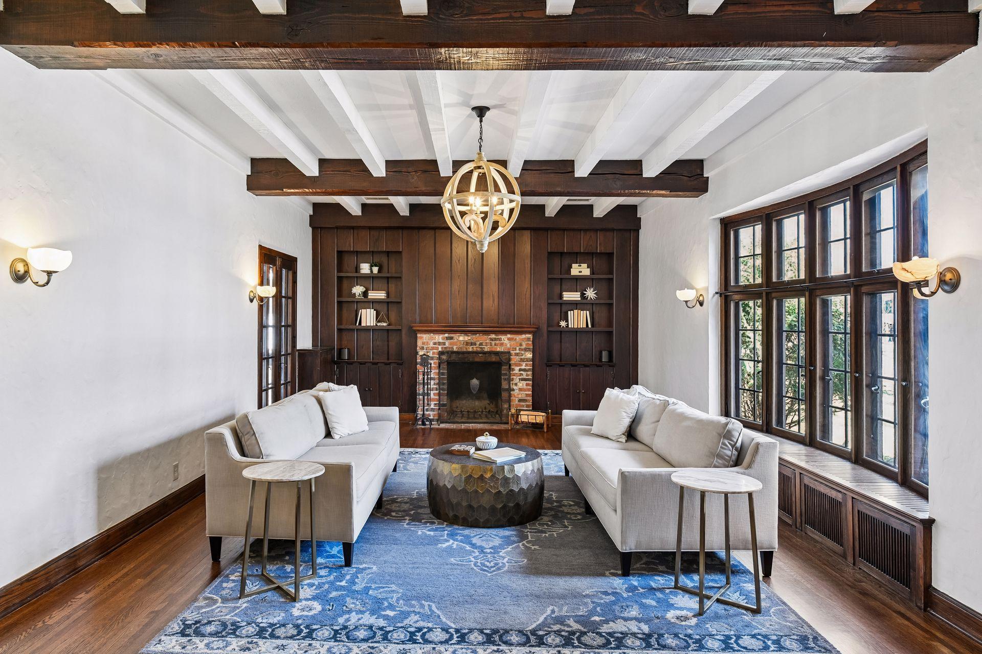 Wood Burning Fireplace