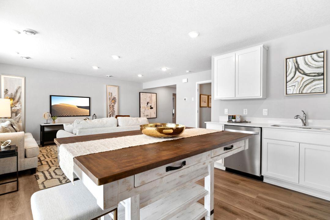 Enjoy the benefits of townhome living with the feel of a single-family home. Photo of model home. Colors and options may vary.