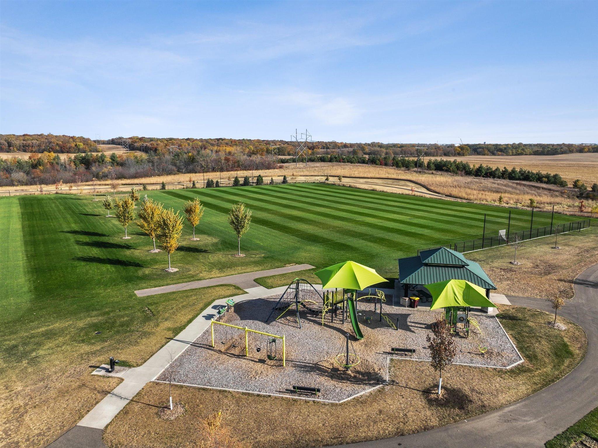 Amazing modern playground located at Flint Hills!