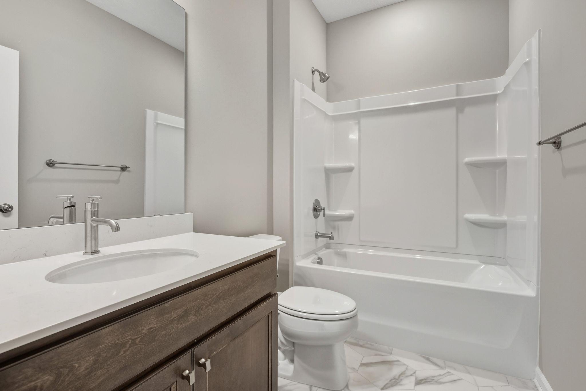 Main full bath - actual