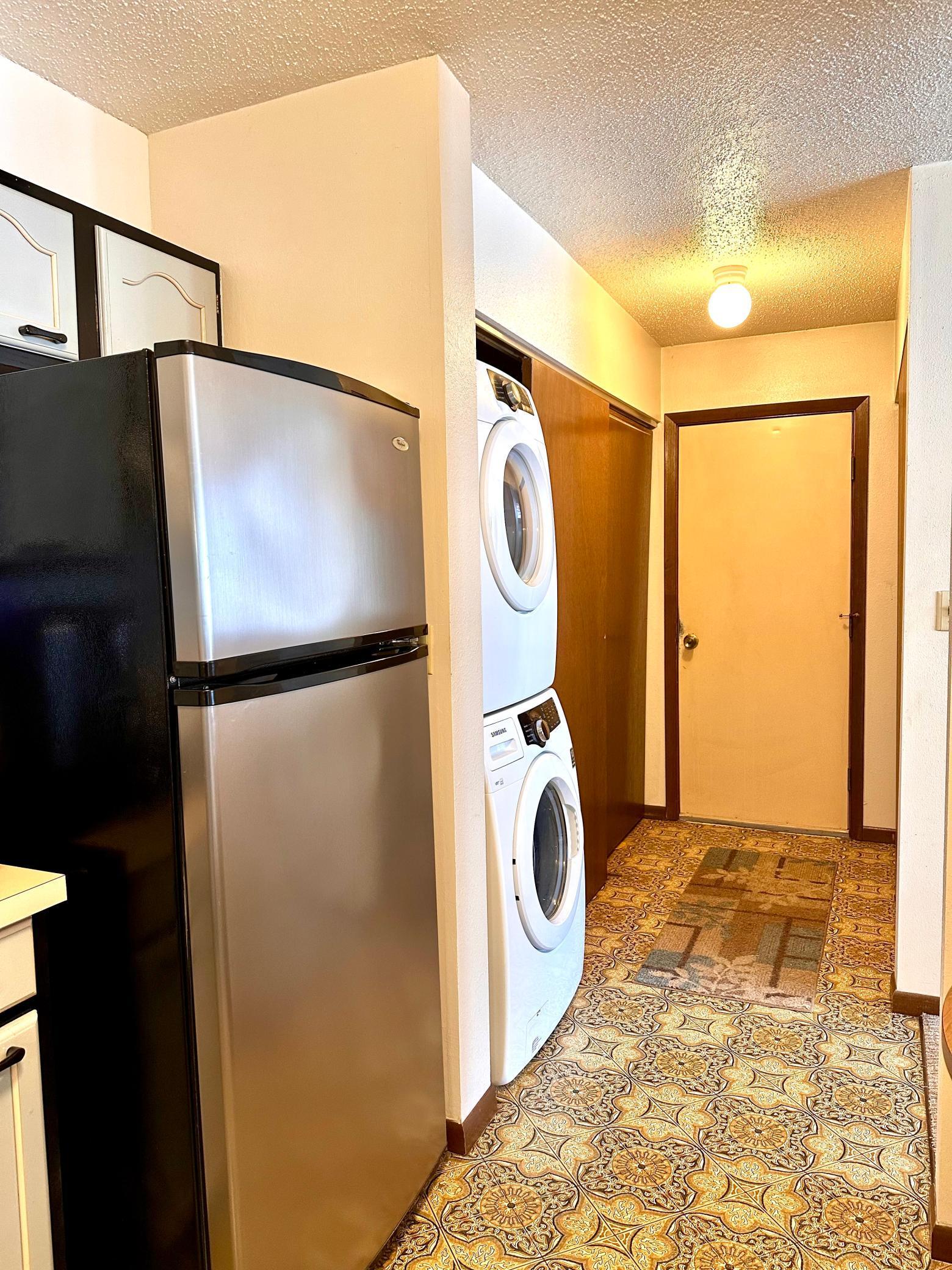 Kitchen hallway to garage