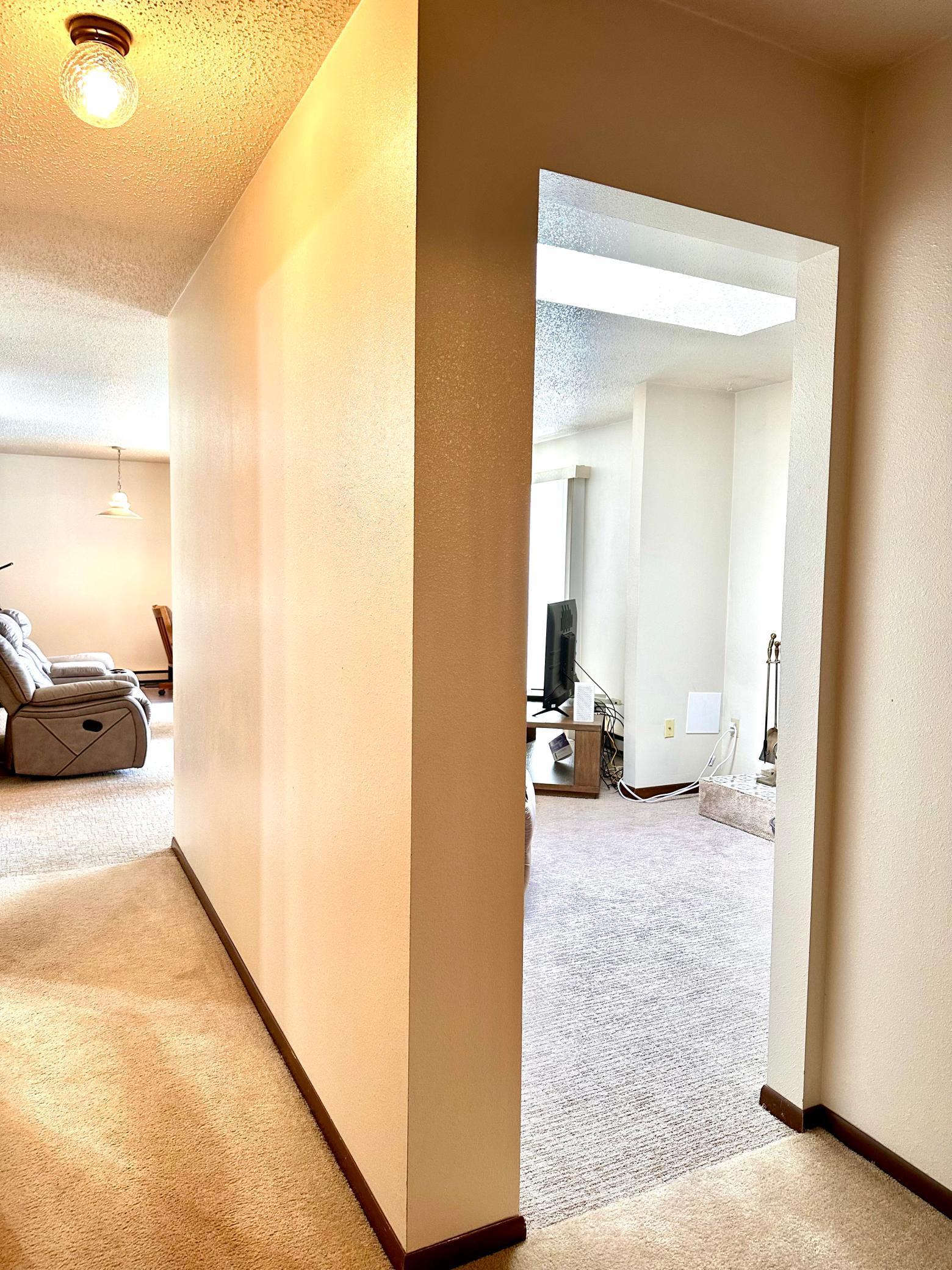 Hallway from bedrooms