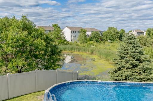 Pond and sunrise views