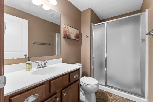 Lower level 3/4 bath