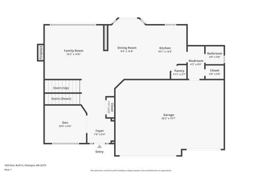 Main level floorplan