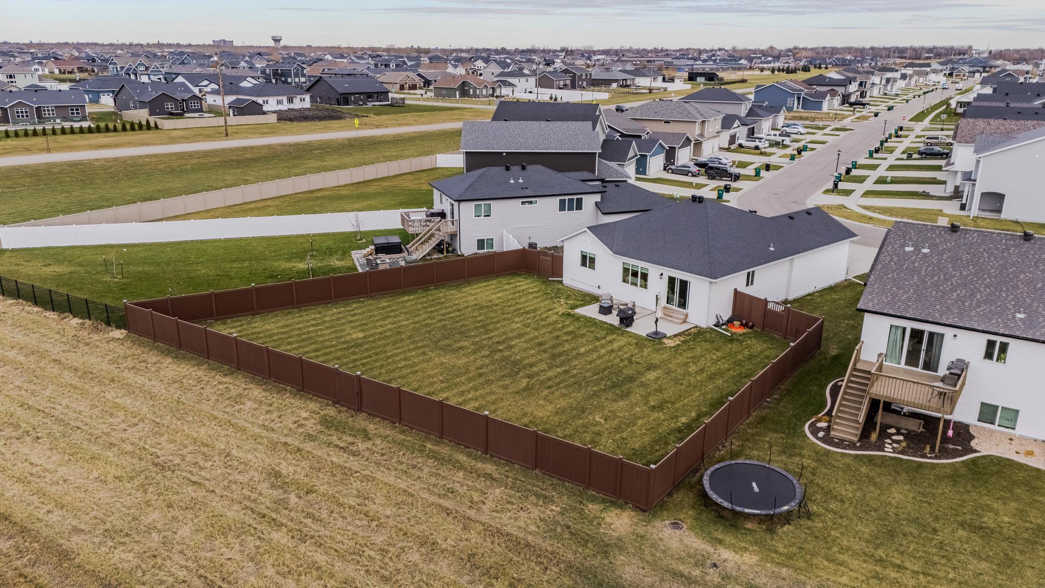 Large fully fenced backyard