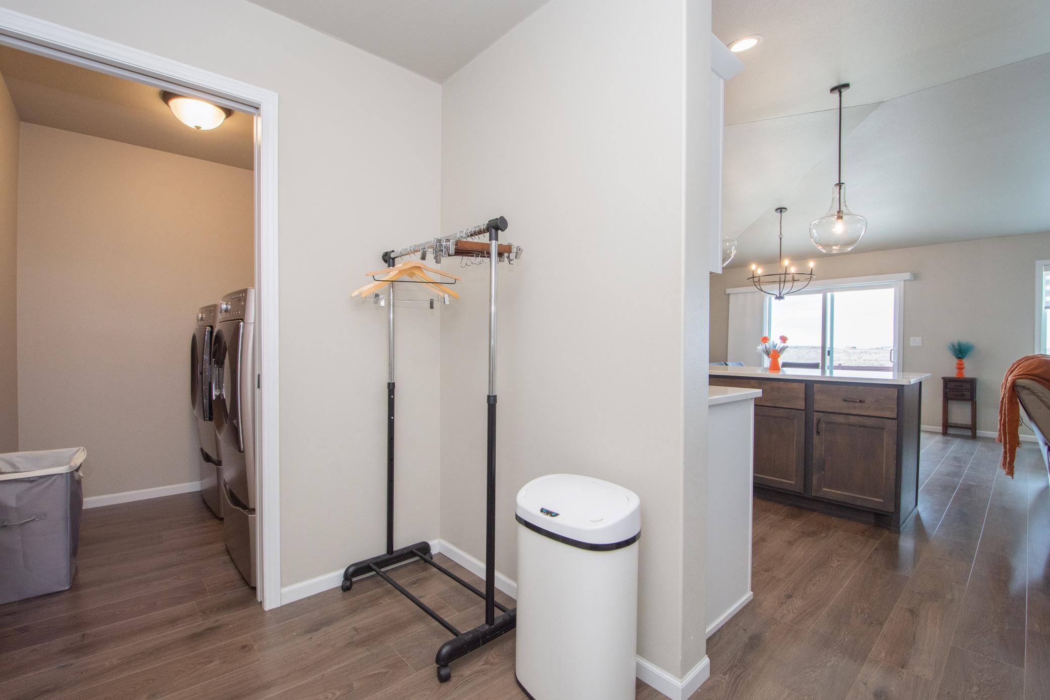 Mudroom off garage entrance