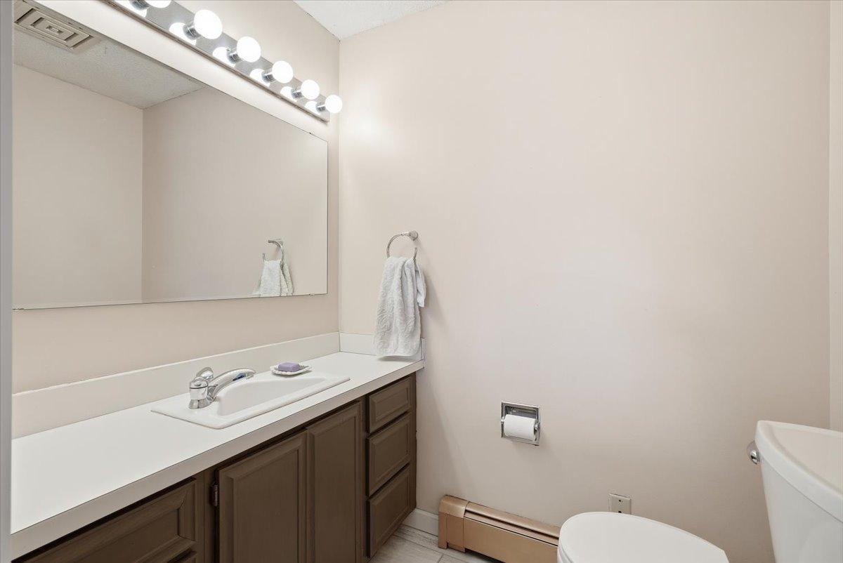 1/2 bath on the main level