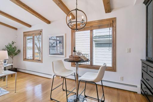 Informal dining area