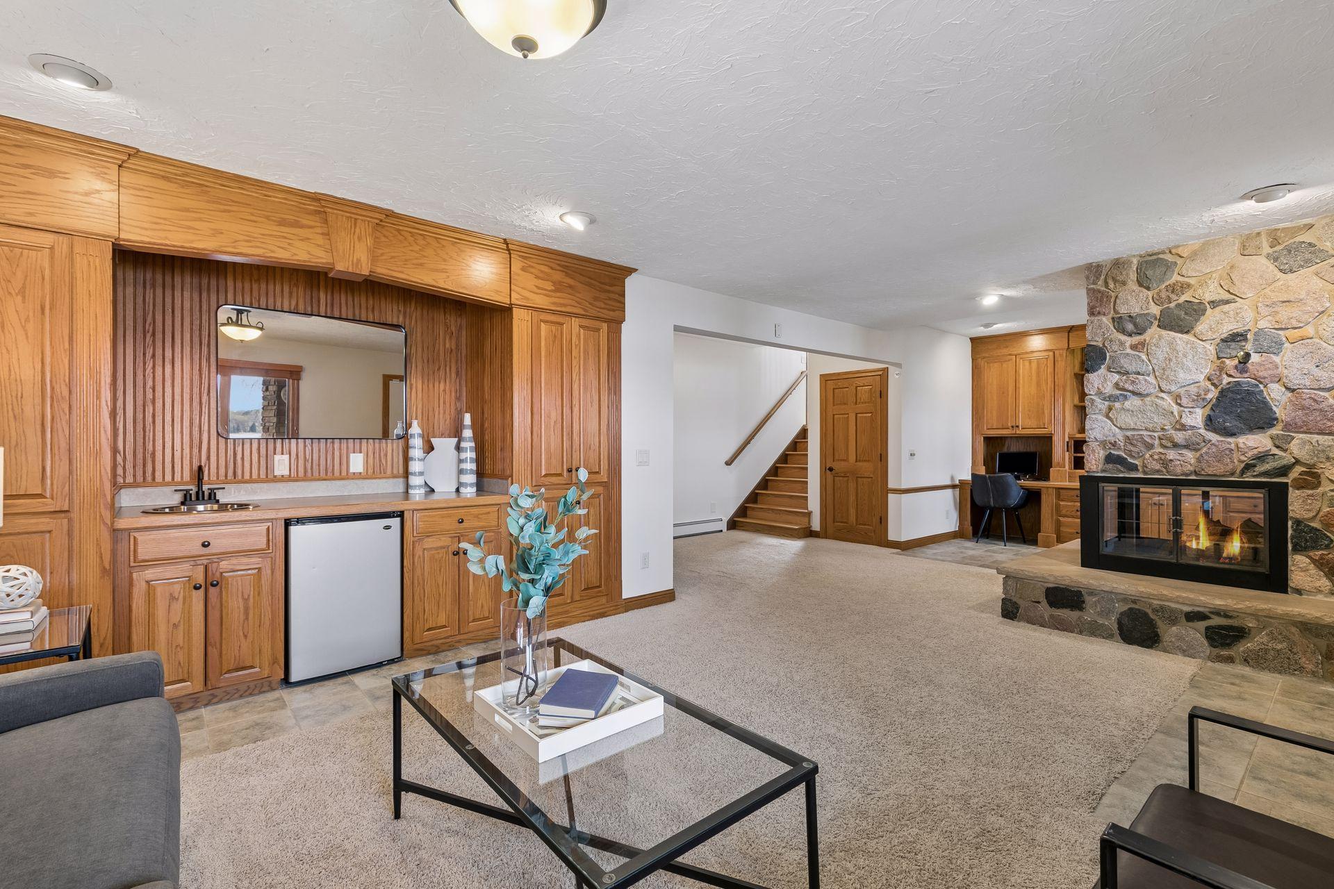 Lower level family room