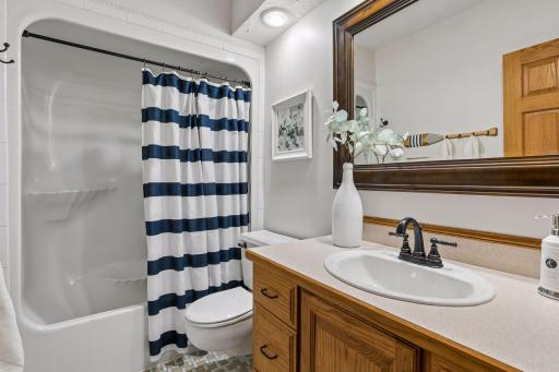 Lower level full bath