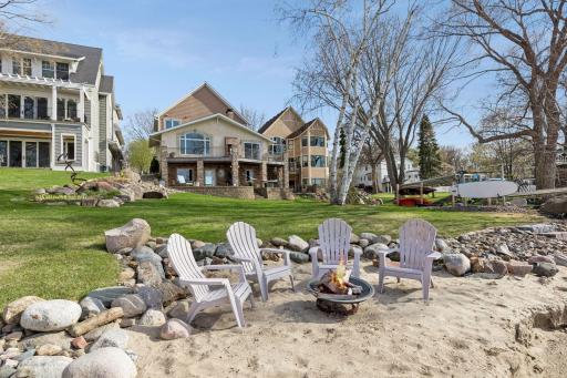 Enjoy bonfires by the lake