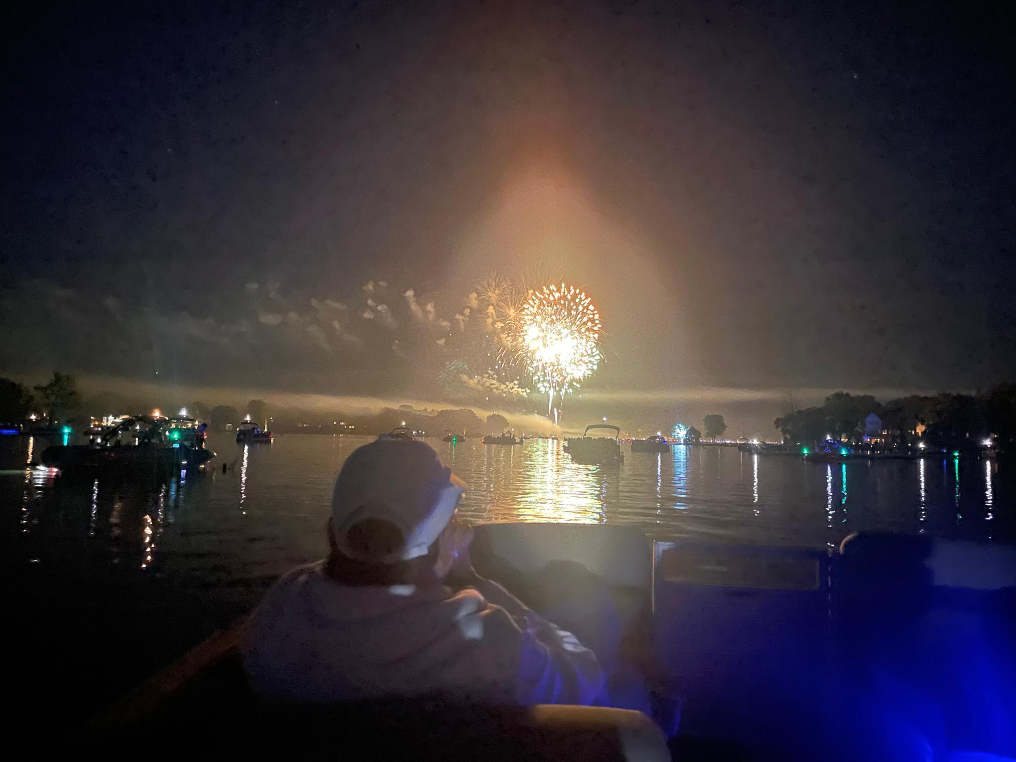 Take your boat out and take in the fireworks on the 4th of July