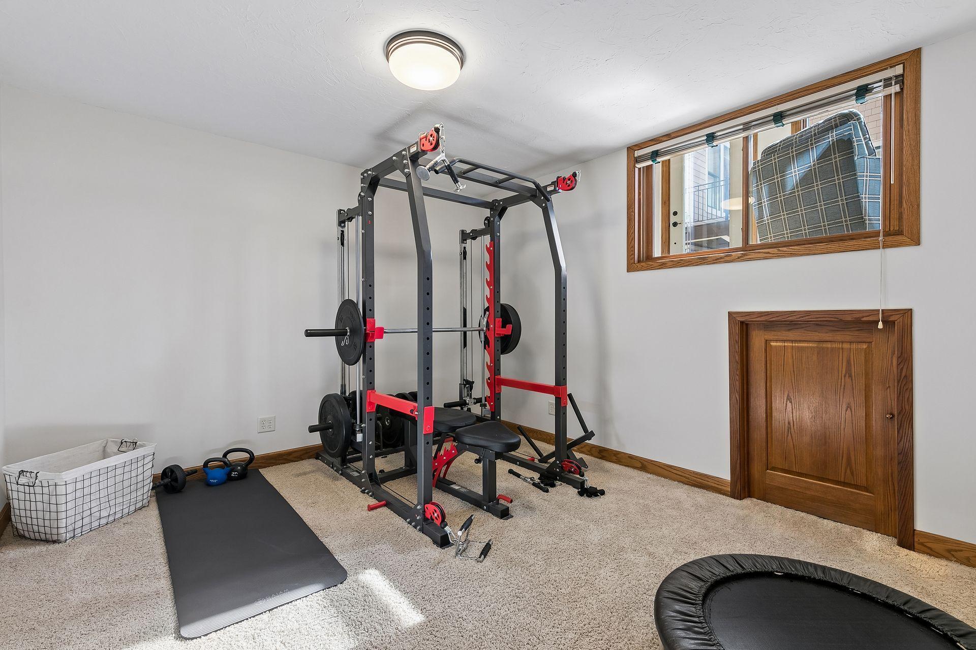 Lower level flex room