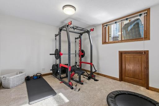 Lower level flex room