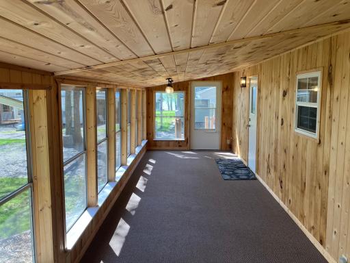 Nice tongue and groove finish in the Minnesota Room