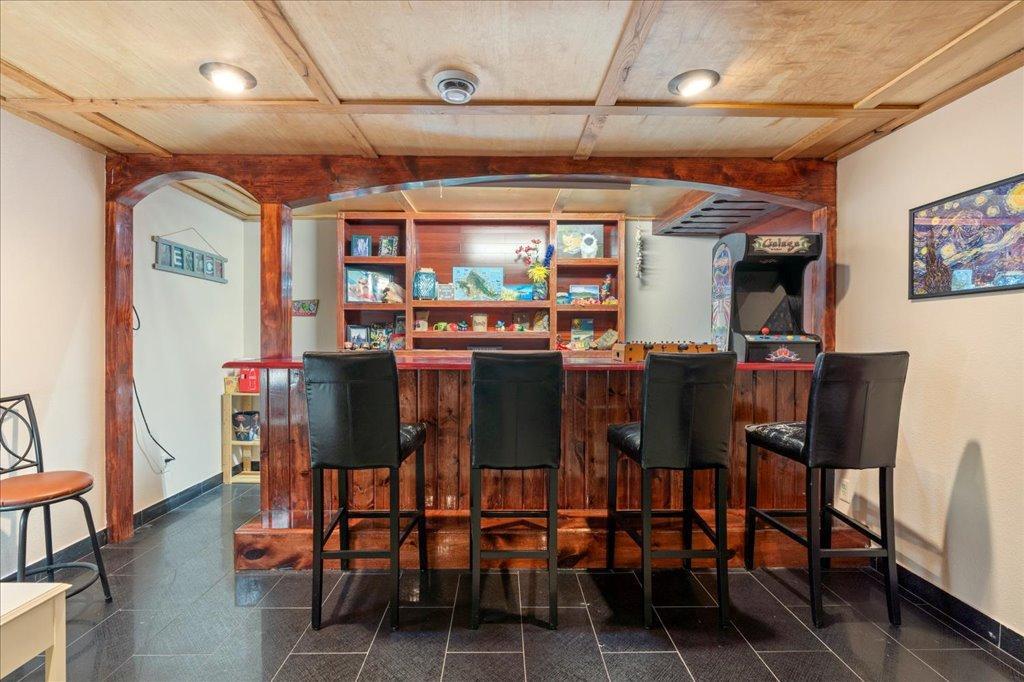 Downstairs bar area