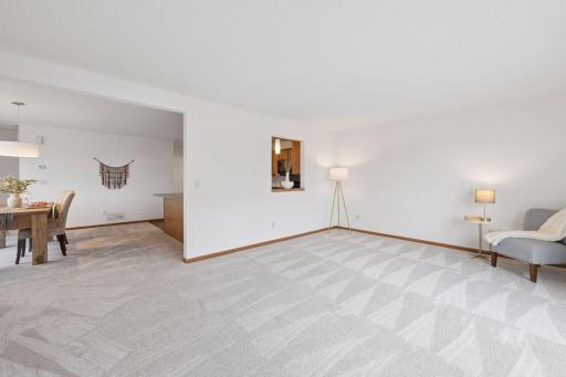 The spacious main level features an inviting open floorplan.